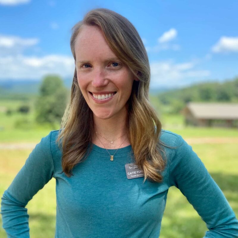 program director pictured outside on Skyterra's Young Adult campus